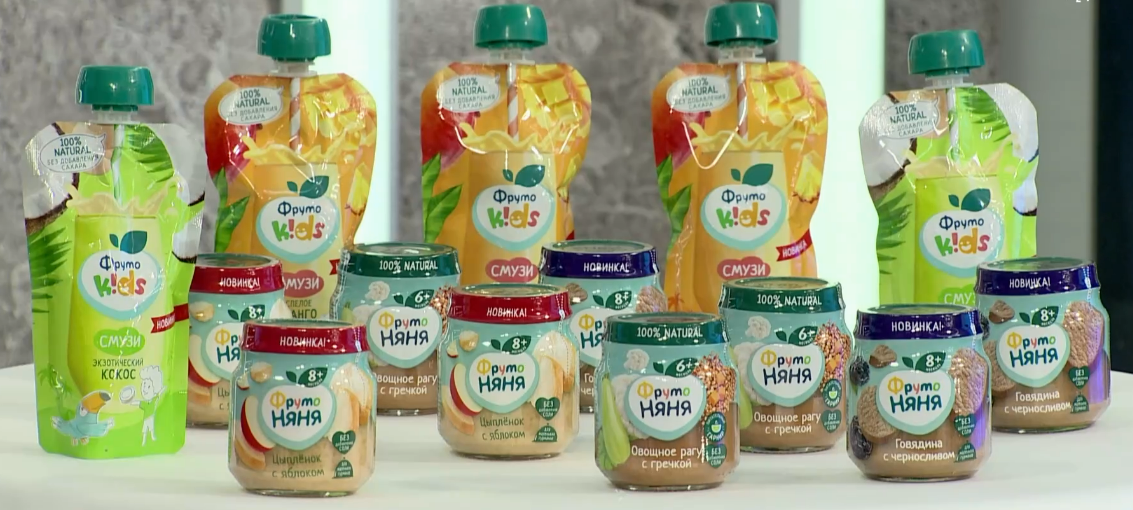 FRUTONYANYA has released New Products With Unusual Flavor Combinations. The line now includes meat and fruit purees, vegetable stew with buckwheat, and smoothies for older children. The new products include beef with prunes, chicken with apples, vegetable